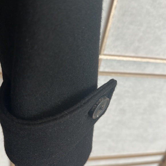 CALVIN KLEIN Classic Fit Wool Blended Overcoat - Medium - Picture 5 of 8